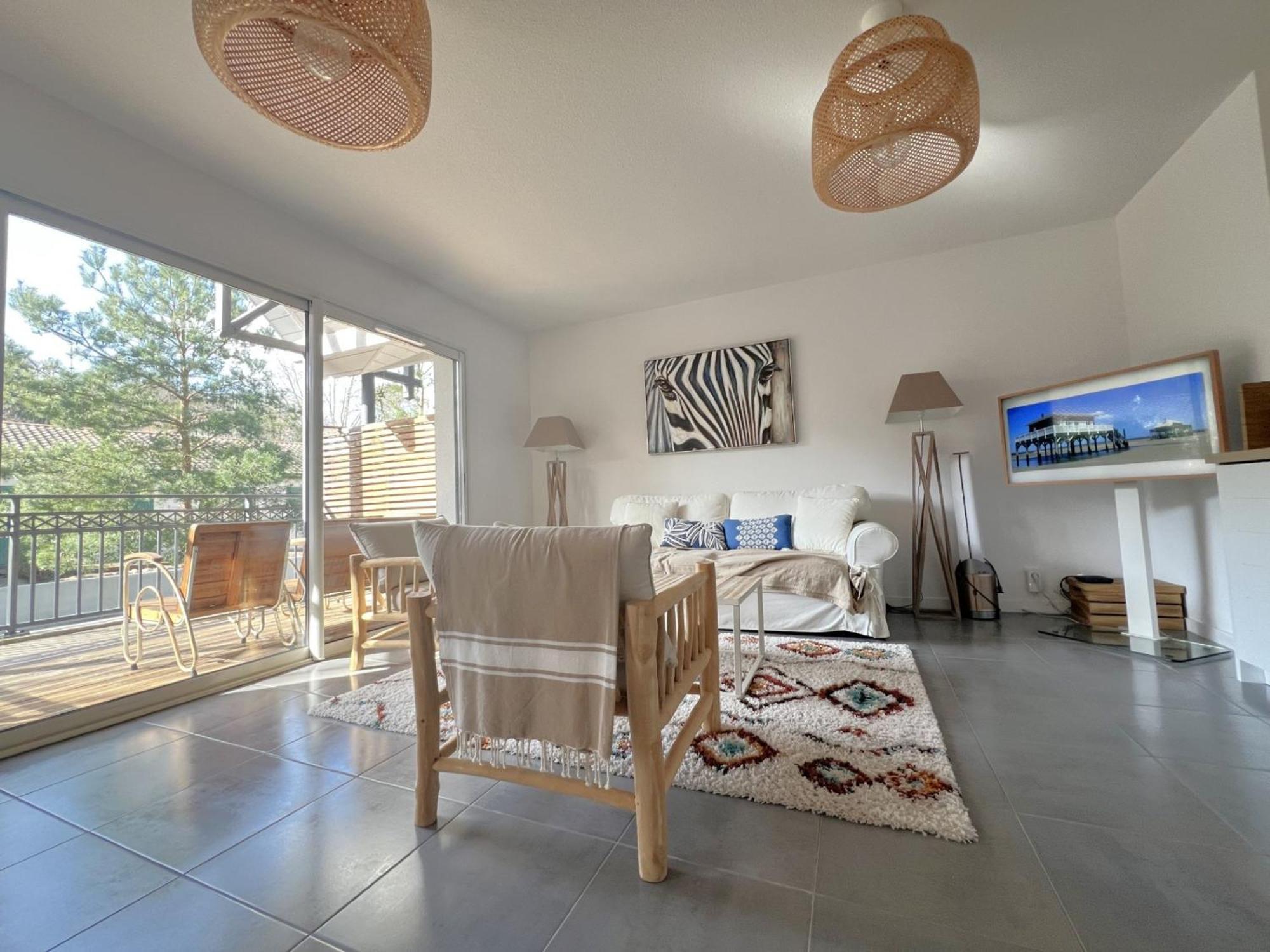 Charmant Appartement Pour 6 En Centre-Ville D'Arcachon Avec Terrasse, Parking Et Wifi - Fr-1-474-174 Luaran gambar